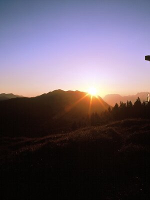 Sonnenaufgang auf dem Voldöppberg (Voldöpper Spitze)